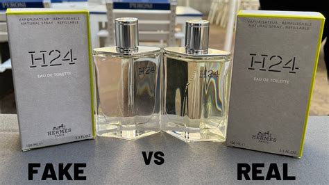 profumi hermes falsa|Fake vs Real Hermès H 24 EDT Perfume 100 ml .